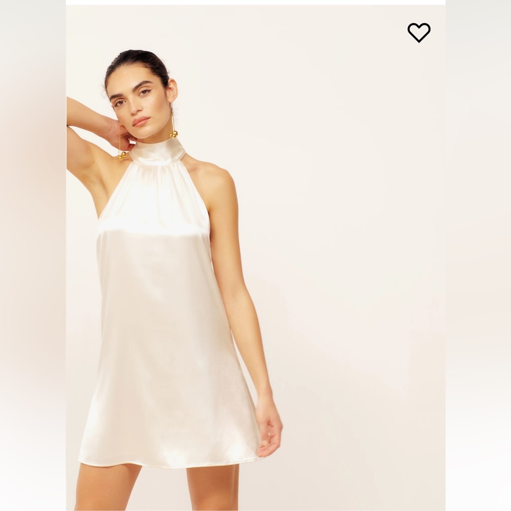 NWT | Reformation Corinth Silk Dress | Ivory | Size: Small